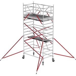 Altrex Rolsteiger RS TOWER 55, Fiber-Deck®-platform, lengte 1,85 m, werkhoogte 5,80 m
