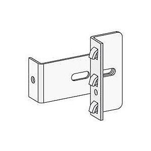 eurokraft pro Wandbevestiging, VE = 2 stuks, voor ESD-inhaakstelling, schroeven en pluggen