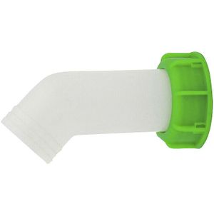 IBC-aftapdop, kunststof, l = 150 mm, wit, groen