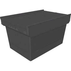 BITO Herbruikbare container MB Eco, l x b x h = 610 x 400 x 340 mm, zwart