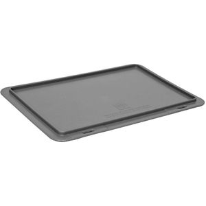 Deksel voor euronorm-stapelbak, VE = 2 stuks, l x b = 300 x 200 mm, grijs