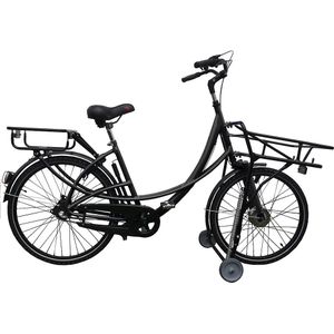 Transportfiets B01, met terugtraprem, zwart, met 3 versnellingen