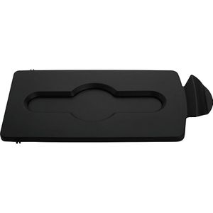 Rubbermaid Afdekplaatje, dicht, zwart