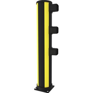 Axelent Voetgangerspaal X-Protect, hoogte 1160 mm, 3 aansluitingen