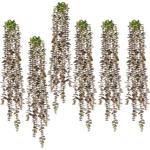 Eucalyptus hangplant, VE = 6 stuks, groen-roze, lengte ca. 800 mm