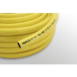 Waterslang van PVC, geel, lengte 25 m