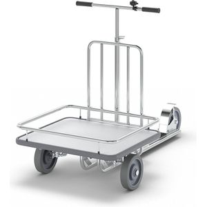HelgeNyberg Bedrijfsscooter MODEL 86, 3 wielen, met laadvlak, bel en voetrem