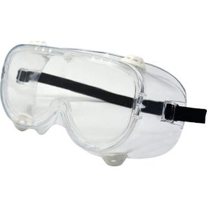 Veiligheidsbril met volledig zicht EN 166 (verpakking van 10 of 200 stuks), met ontluchtingsventiel