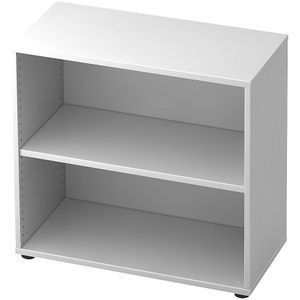 eurokraft pro Kantoorstelling, 1 legbord, h x b x d = 748 x 800 x 400 mm, wit