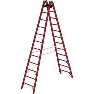Ladder van massieve kunststof, geheel van glasvezelversterke kunststof MUNK