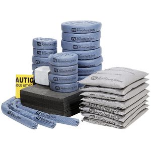 PIG Navulverpakking voor signaalkleurige bak, uitvoering universeel, absorbeert 226,5 l