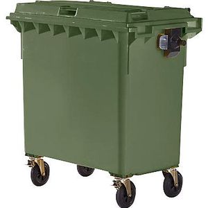 Grote afvalcontainer conform DIN EN 840, inhoud 770 l, b x h x d = 1360 x 1330 x 770 mm