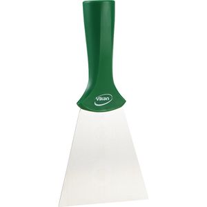 Vikan Schraper, steelmodel, met roestvaststalen blad, VE = 10 stuks, groen