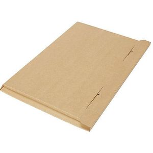 ratioform Boek- /kalenderverpakking, enkelgolfkarton, inwendige l x b x h = 630 x 450 x 10 mm, bruin, vanaf 100 stuks
