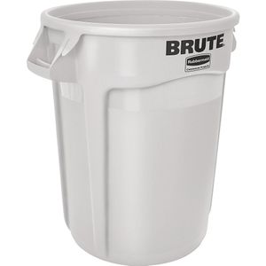 Rubbermaid Universele bak BRUTE®, rond, inhoud 121 l, wit