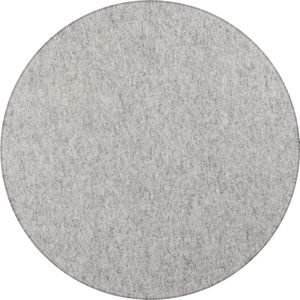 eurokraft basic Akoestisch plafondpaneel, PET-vilt, Ø 1200 mm, ronde vorm, lichtgrijs