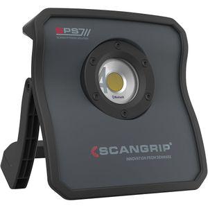 LED-bouwlamp NOVA SPS, verwisselbaar accusysteem, aansluiting op het lichtnet, Bluetooth SCANGRIP