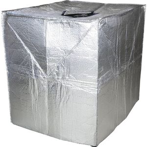 IBC-isolatiemantel, van aluminium, voor IBC van 1000 l