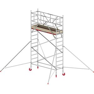 Altrex Rolsteiger RS TOWER 41 smal, houten platform, lengte 2,45 m, werkhoogte 5,20 m