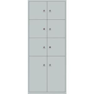 LateralFile™ Lodge, met 8 lockers, hoogte 6 x 375 mm, 2 x 755 mm BISLEY