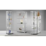 Presentatievitrine, 2 draaideuren, 4 decoratieve voeten