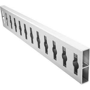Insteekprofiel, l x b x h = 3600 x 25 x 100 mm, VE = 2 stuks, zilverkleurig