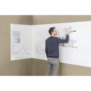 Eindeloos whiteboard, zonder frame, 880 x 1180 mm EUROKRAFTpro