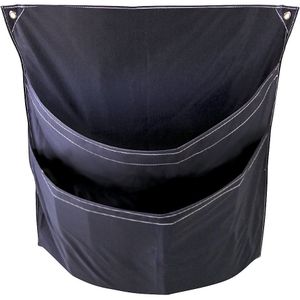 Racksack® voor transportwagens, met 2 vakken, blauw, VE = 5 stuks