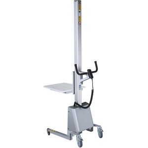 Minilift QCS 75, constructie van aluminium en roestvast staal, hefvermogen 75 kg, beschermingsklasse IP54
