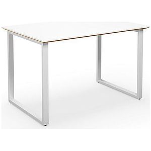 Multifunctionele tafel DUO-O Trend, recht blad, diepte 800 mm, breedte 1200 mm, wit / wit