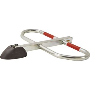 Mottez Designer-parkeerbeugel met centrale voet, met cilinderslot, b x h = 230 x 600 mm