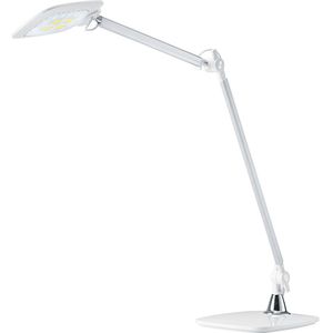 LED-tafellamp E-MOTION, sensorschakelaar, dimbaar, kop draaibaar, dubbele arm Hansa