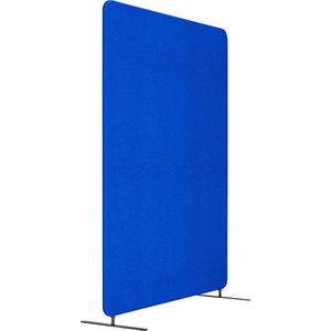 Akoestische scheidingswand Softline Event, textiel, h x b = 1500 x 1200 mm, blauw