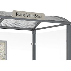 PROCITY Haltebord, voor wachtruimte, onbedrukt