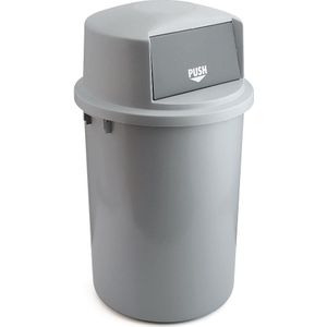 Push-afvalbak in de buitenruimte, inhoud 126 l