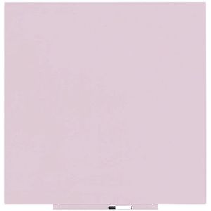 Whiteboard Skincolor, plaatstaal, gelakt, b x h = 1290 x 1290 mm, roze