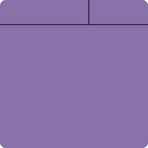 Plakbriefjes, magnetisch, l x b = 75 x 75 mm, VE = 10 stuks, paarsblauw