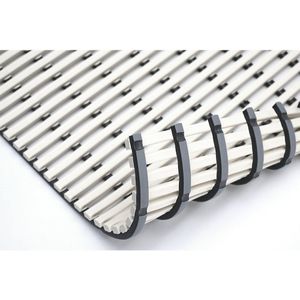 EHA Mat voor vochtige ruimtes, antibacterieel, rol à 10 m, wit, breedte 1200 mm
