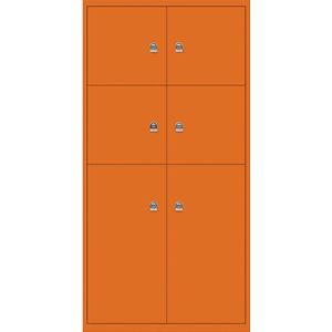 LateralFile™ Lodge, met 6 lockers, hoogte 4 x 375 mm, 2 x 755 mm BISLEY