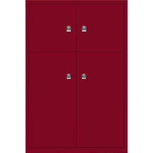 LateralFile™ Lodge, met 4 lockers, hoogte 2 x 375 mm, 2 x 755 mm BISLEY