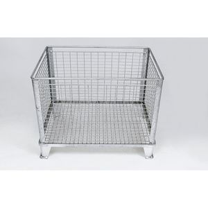 Stapelkorf voor zware goederen, grote maaswijdte, uitwendige afmetingen: l x b x h = 815 x 565 x 625 mm