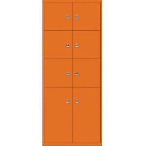 LateralFile™ Lodge, met 8 lockers, hoogte 6 x 375 mm, 2 x 755 mm BISLEY