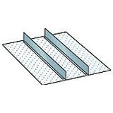 LISTA Indelingsset voor ladeafmetingen 459 x 612 mm, sleufwanden en scheidingsschotten voor een flexibele onderverdeling, 2 tussenwanden, fronthoogte 250 mm