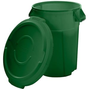 rothopro Multifunctionele bak Titan met deksel, voedselveilig, groen, inhoud 85 l