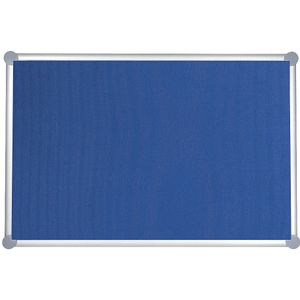Prikbord, textielbekleding, blauw MAUL