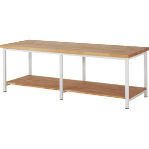 eurokraft pro Werkbank, stellingbouw serie 8000, 1 legbord, b x d = 2500 x 900 mm