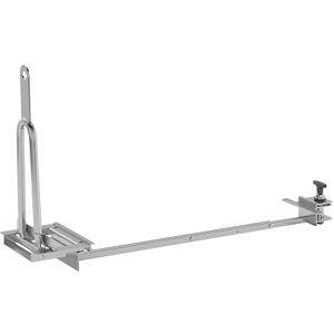 eurokraft pro Aanhangersysteem voor diverse onderwagens, adapter voor draagbalk, voor 3 framematen