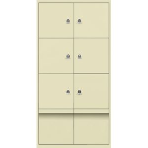 LateralFile™ Lodge, met 6 lockers en 2 laden, hoogte per 375 mm BISLEY