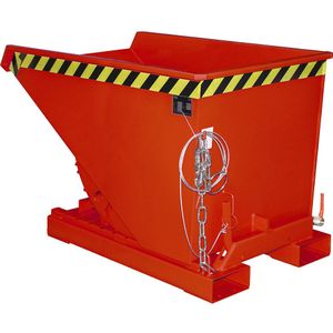 eurokraft pro Spaanderbak EXPO-E, inhoud 0,3 m³, vuurrood