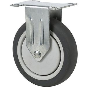 Wiel voor aluminium platformwagen, voor AWX 200, draagvermogen 200 kg, bokwiel, Ø 125 mm